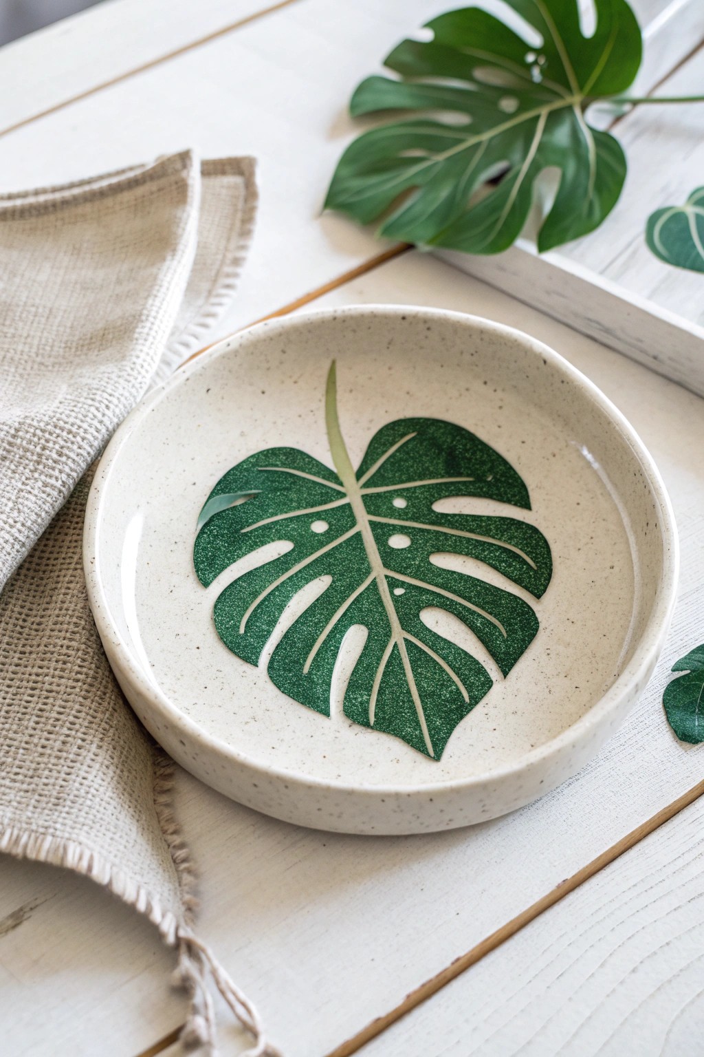 Bring a breath of fresh greenery to your space with minimalist botanical stickers.