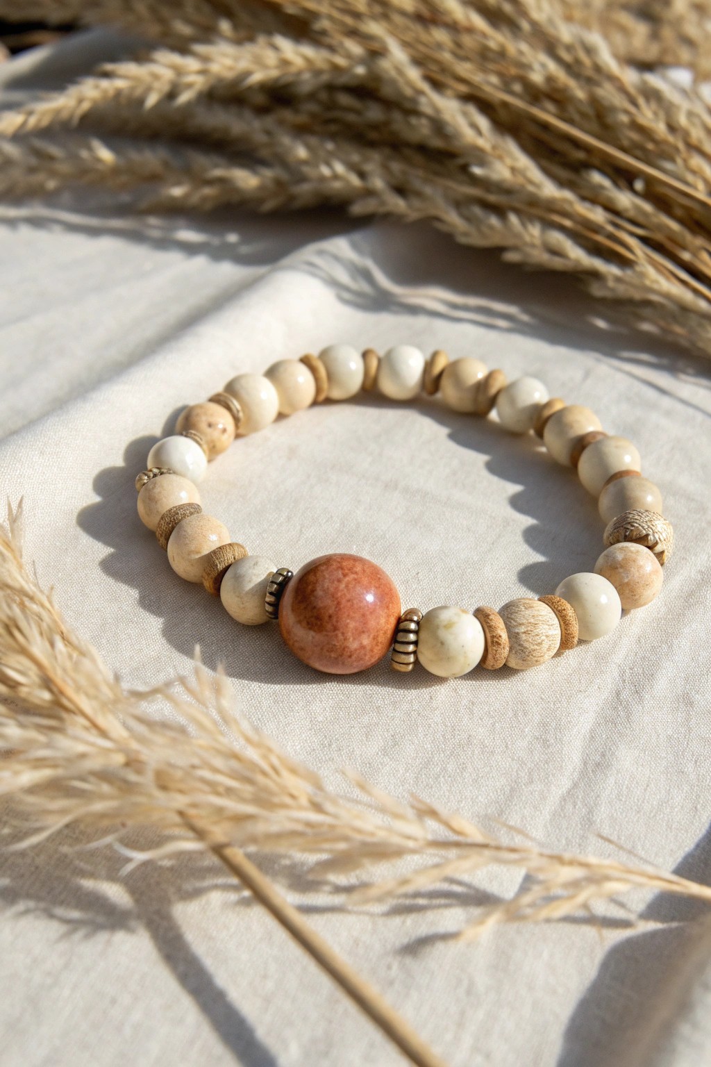 Bold simplicity: One stunning bead transforms your bracelet into a true statement piece.