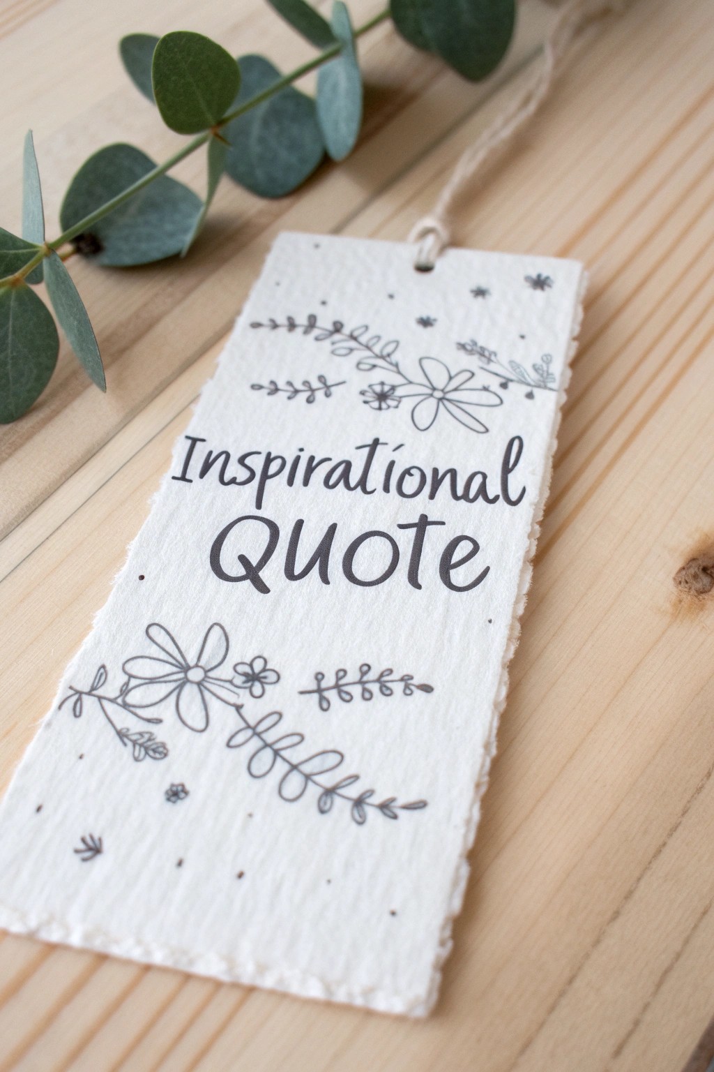 Hand-lettered quote bookmarks—elevate your reading moments with artistry and inspiration.