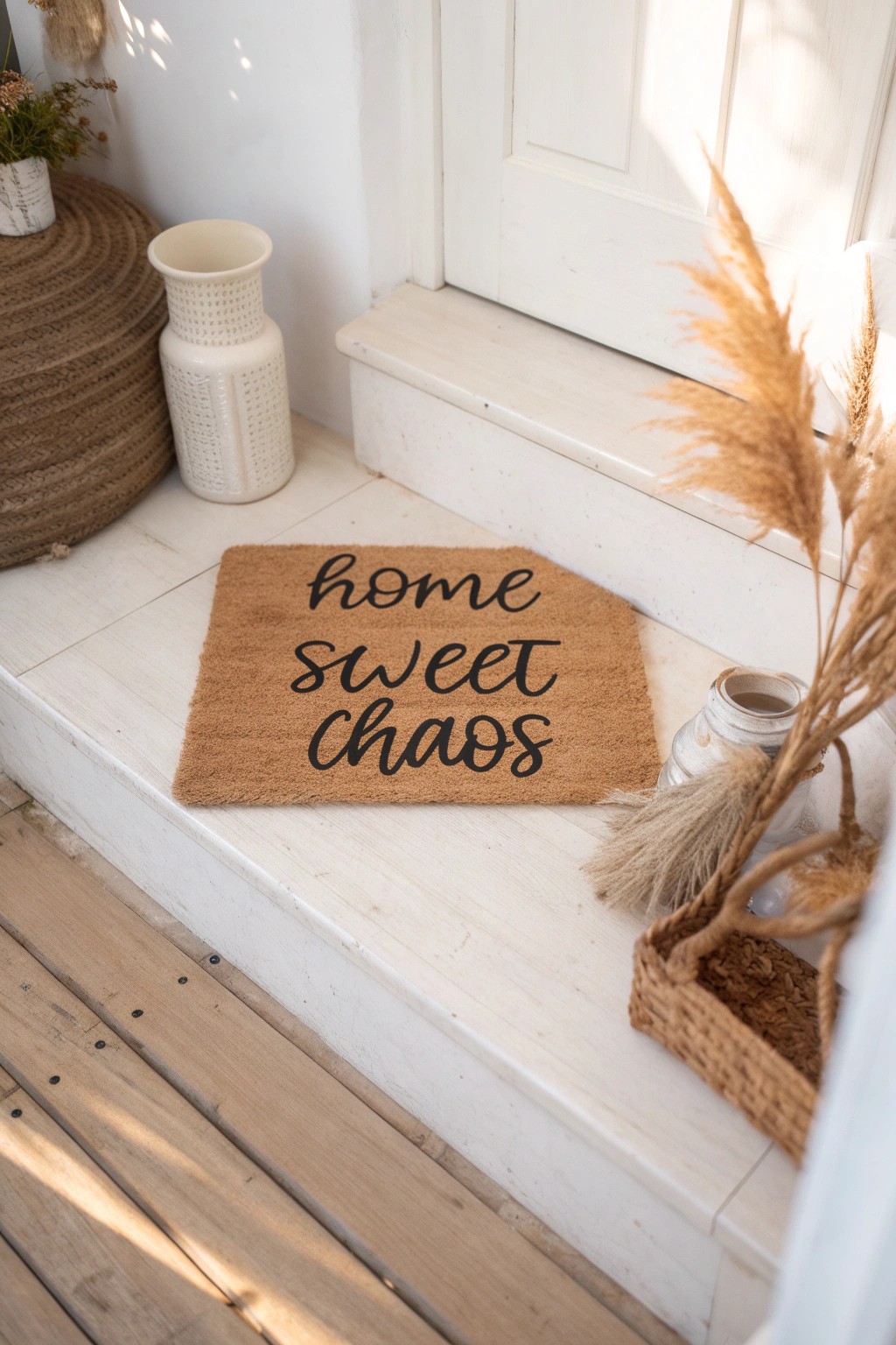 Welcome home with a personalized doormat—where style meets a smile!