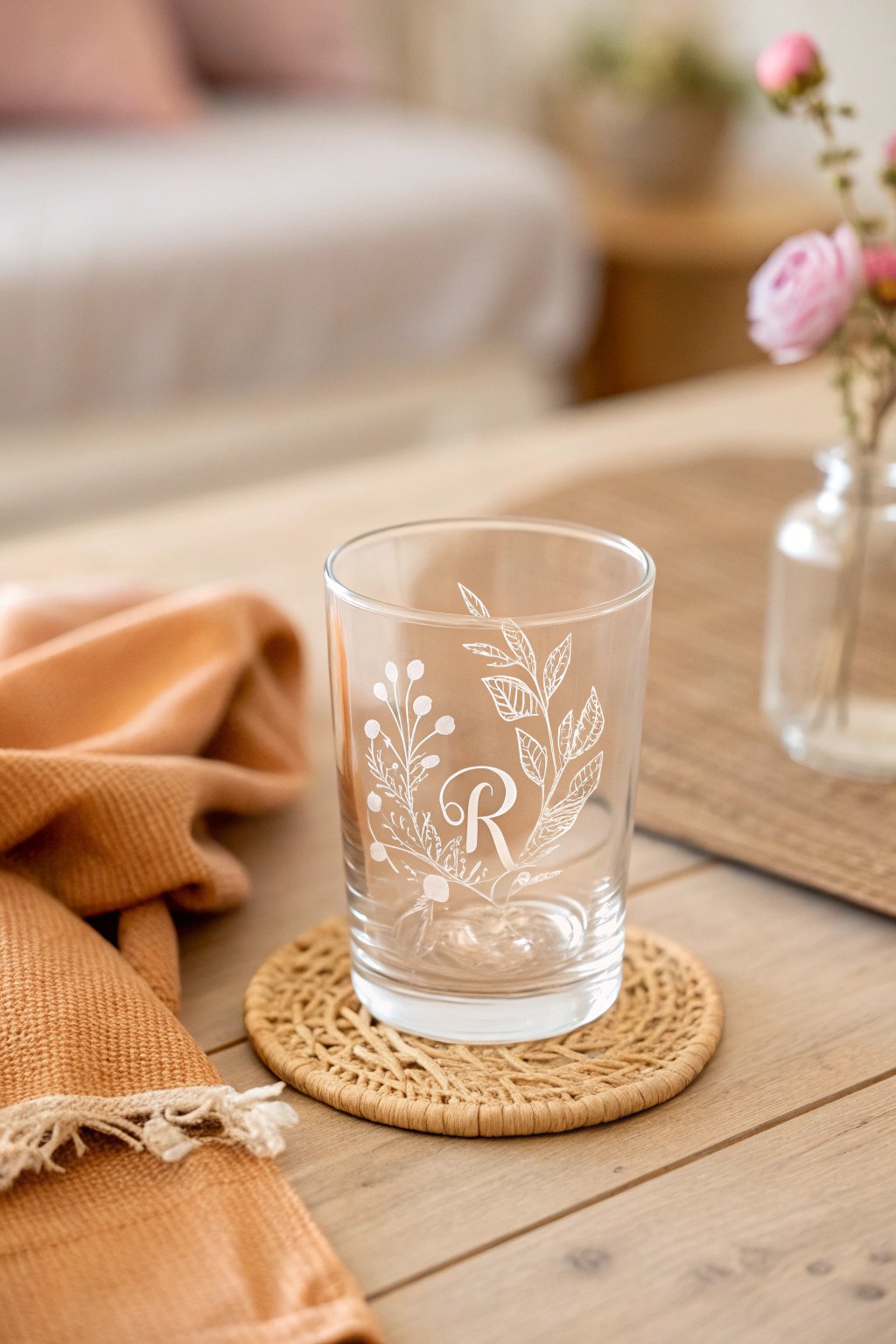 Transform ordinary glasses into personalized treasures with a touch of etched artistry.