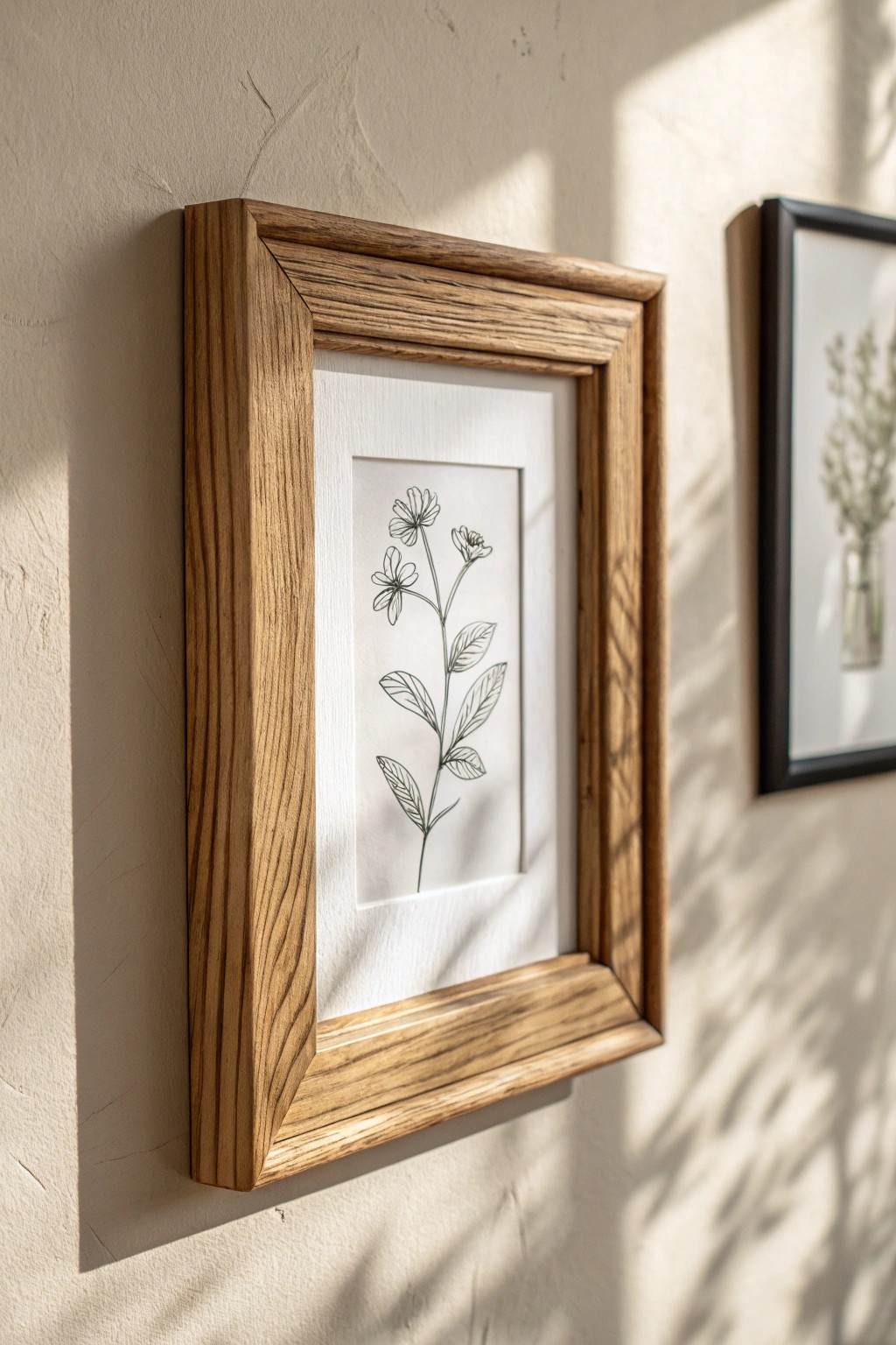 Elevate your dining space with simple, artful linear wall decor.