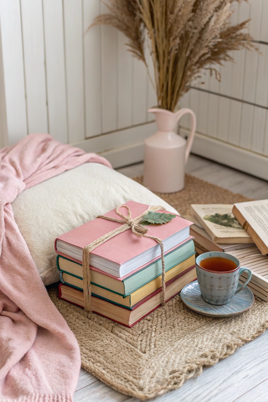 Swap stories and snuggle in—your dream Galentine’s reading nook awaits.