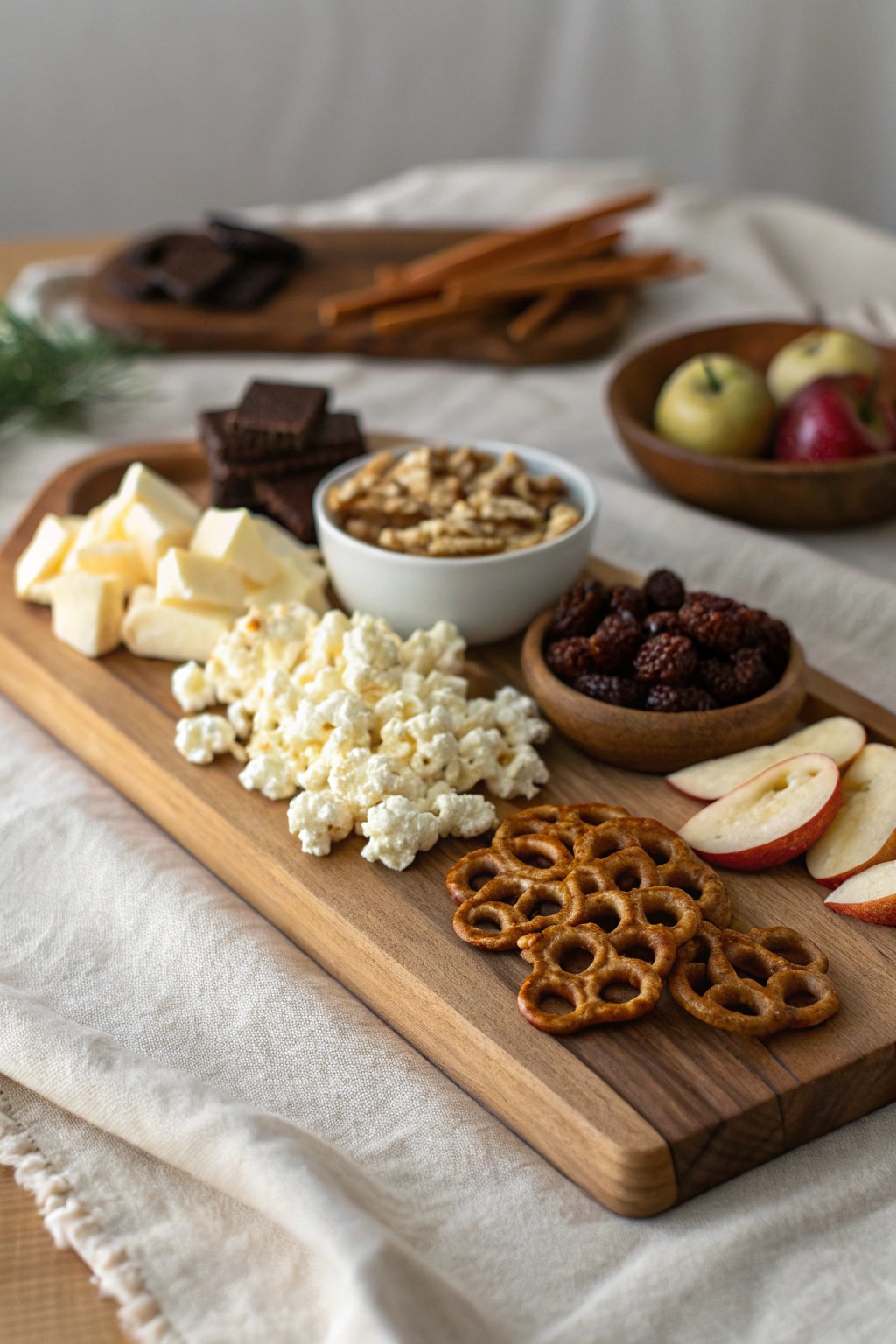 Simple movie night perfection: a beautifully crafted snack board for cozy evenings in.