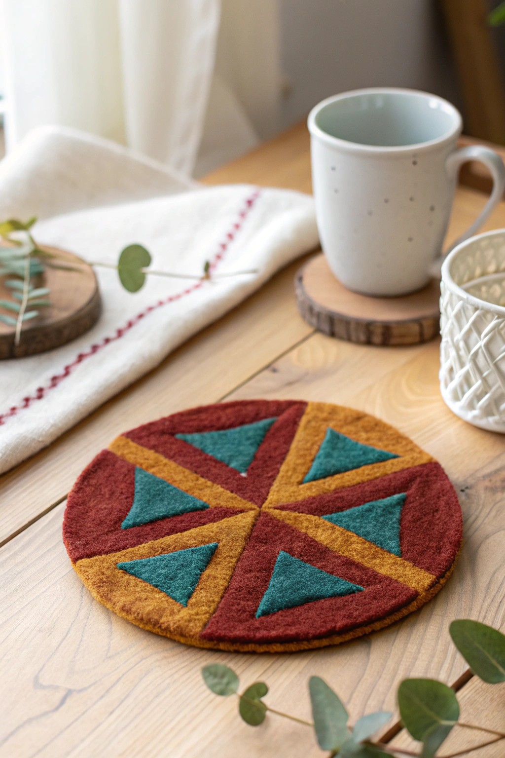 Elevate your tablescape with a bold, handcrafted coaster—where artistry meets everyday beauty.