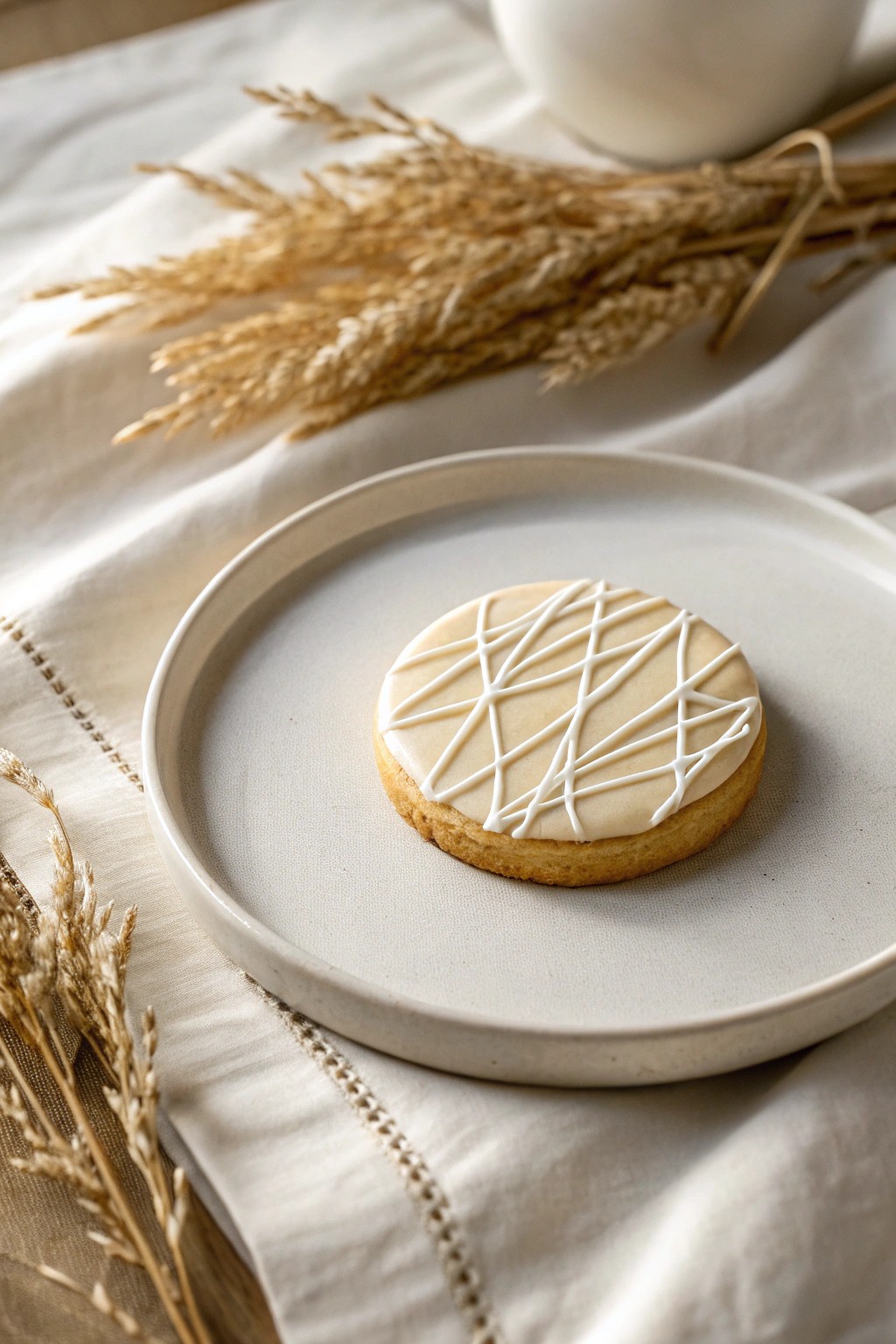 Effortlessly chic: a monochrome cookie for the modern minimalist.