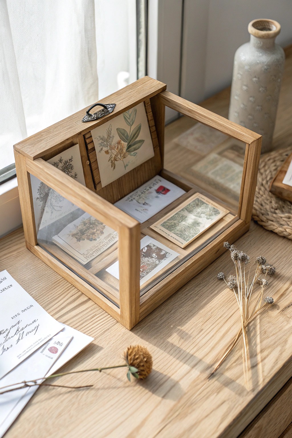 Cherished memories, beautifully displayed—your adventures, artfully preserved in a handcrafted shadow box.