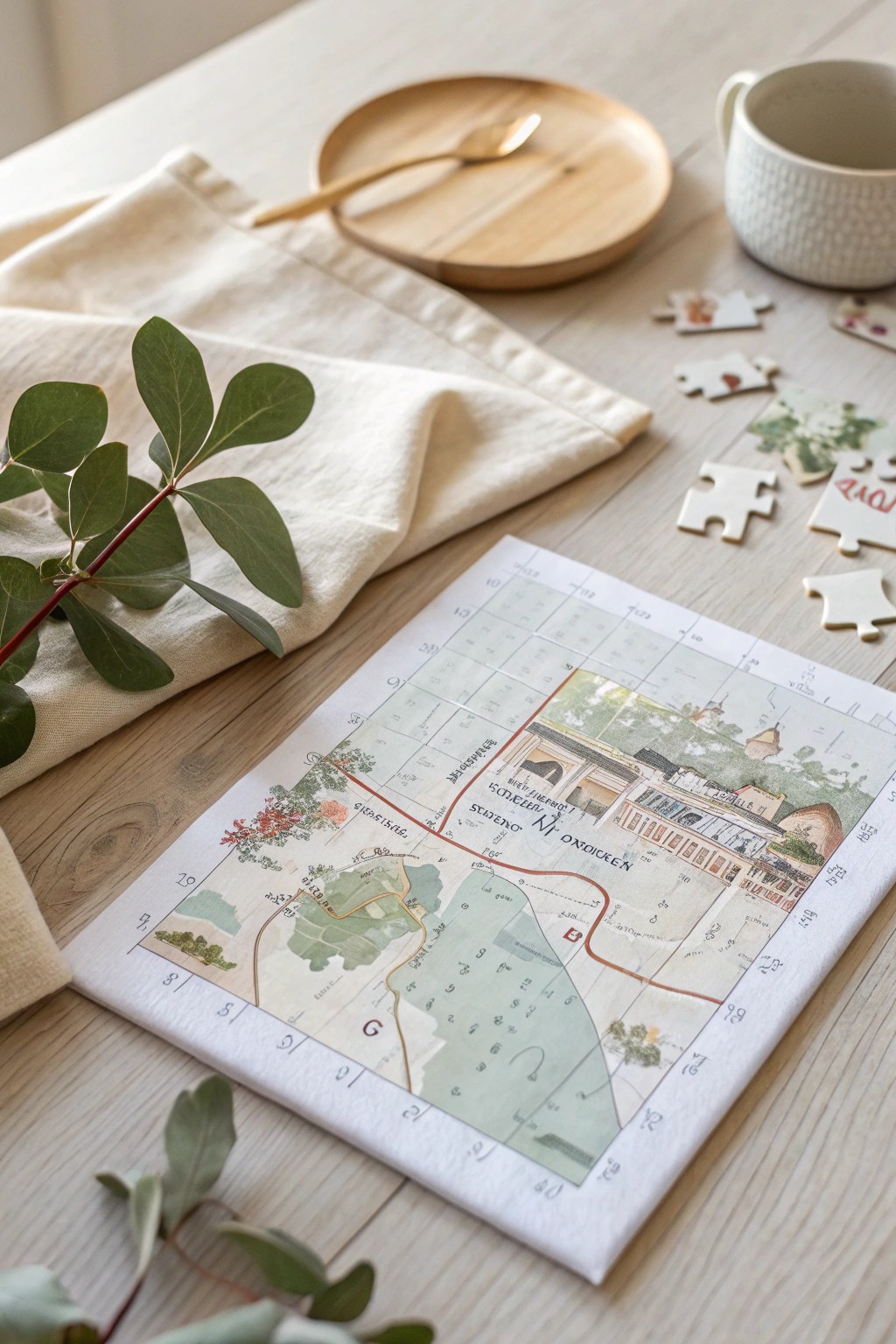 A custom neighborhood puzzle—thoughtful, personal, and crafted for cozy new beginnings.