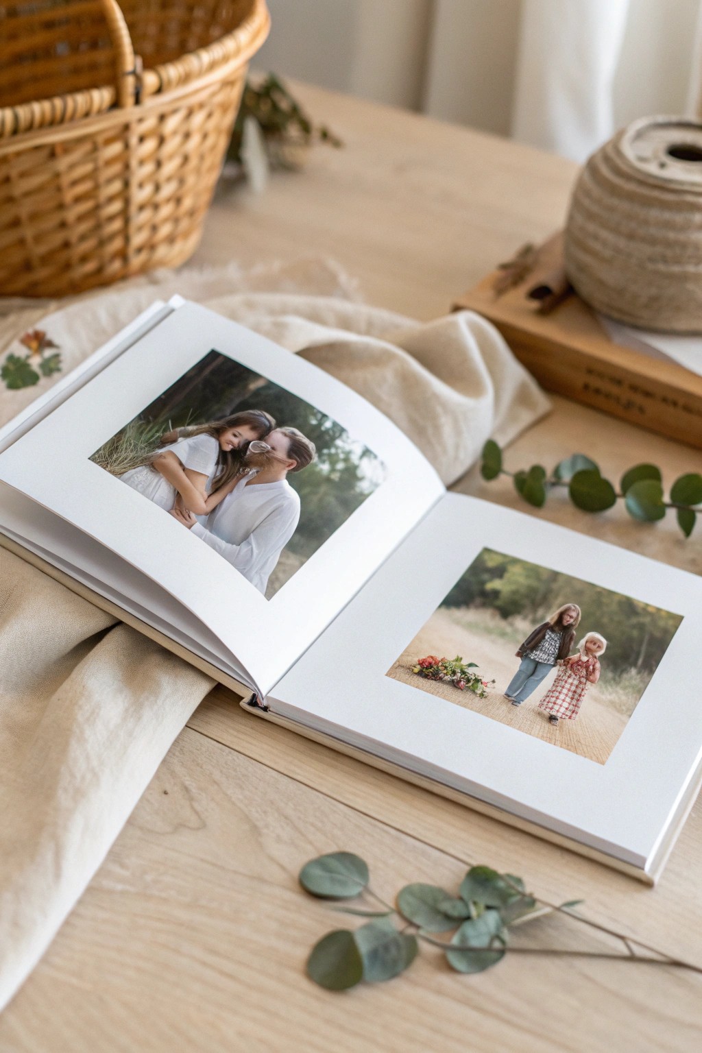 A personalized board book turns family photos into treasured bedtime stories.