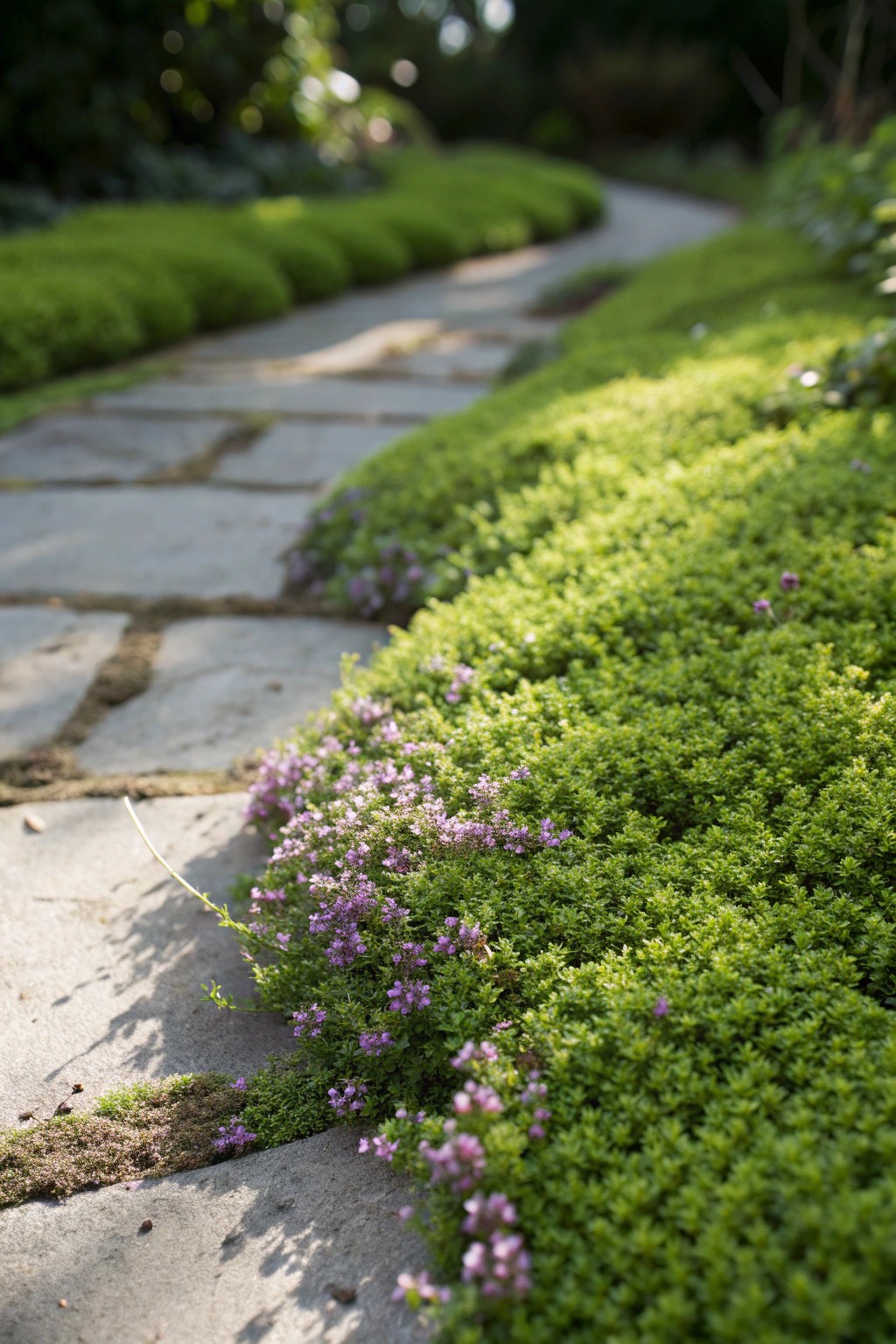 Step onto nature’s green carpet—beauty and fragrance with every footstep.