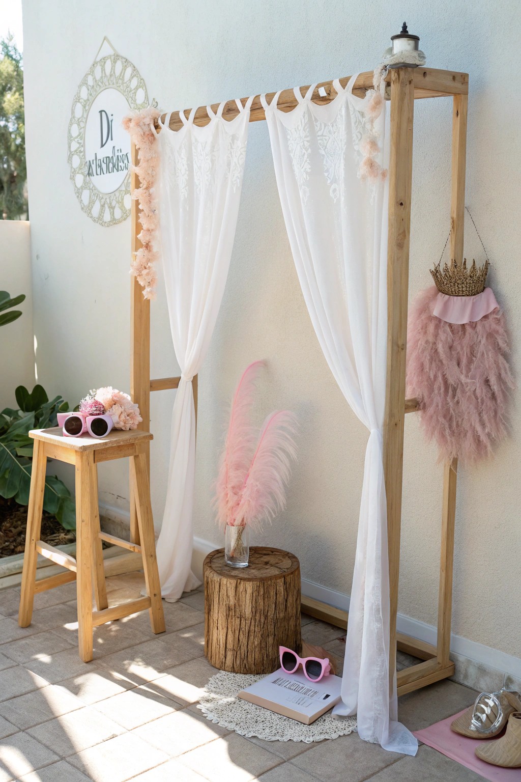 Chic DIY photo booth: capture memories in style!