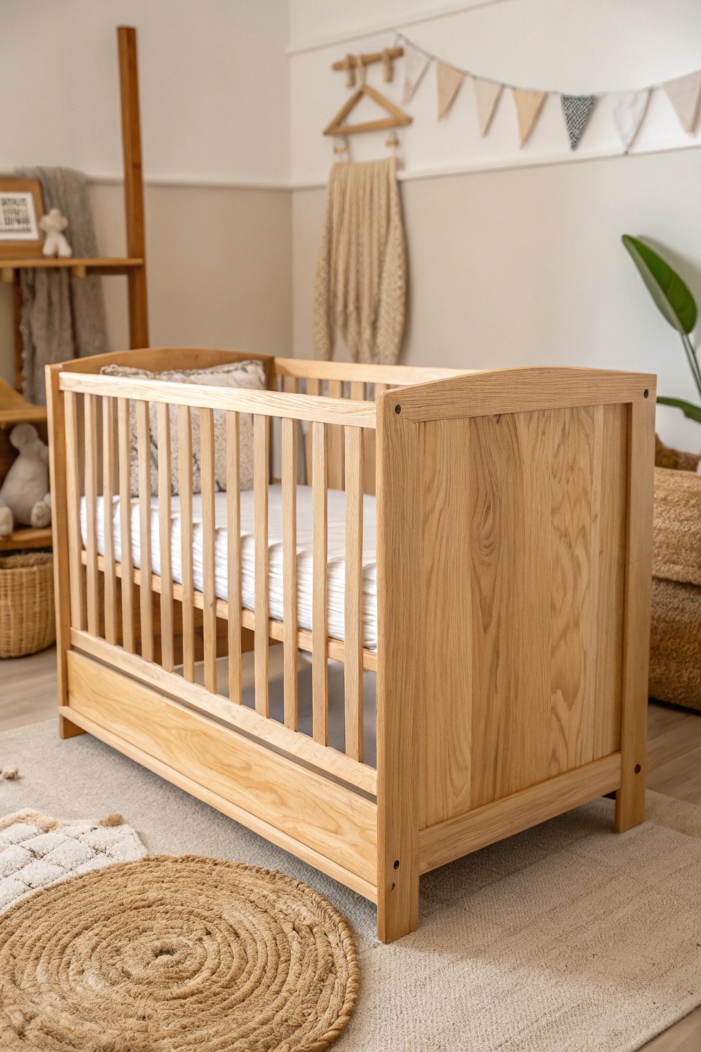 Timeless convertible crib: Designed to grow with your child and crafted for lasting beauty.