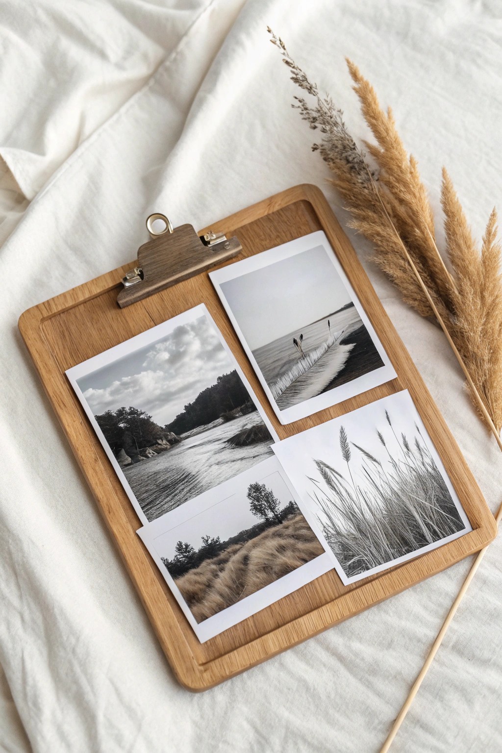 Curate your vision: a minimalist mood board for inspired photography.