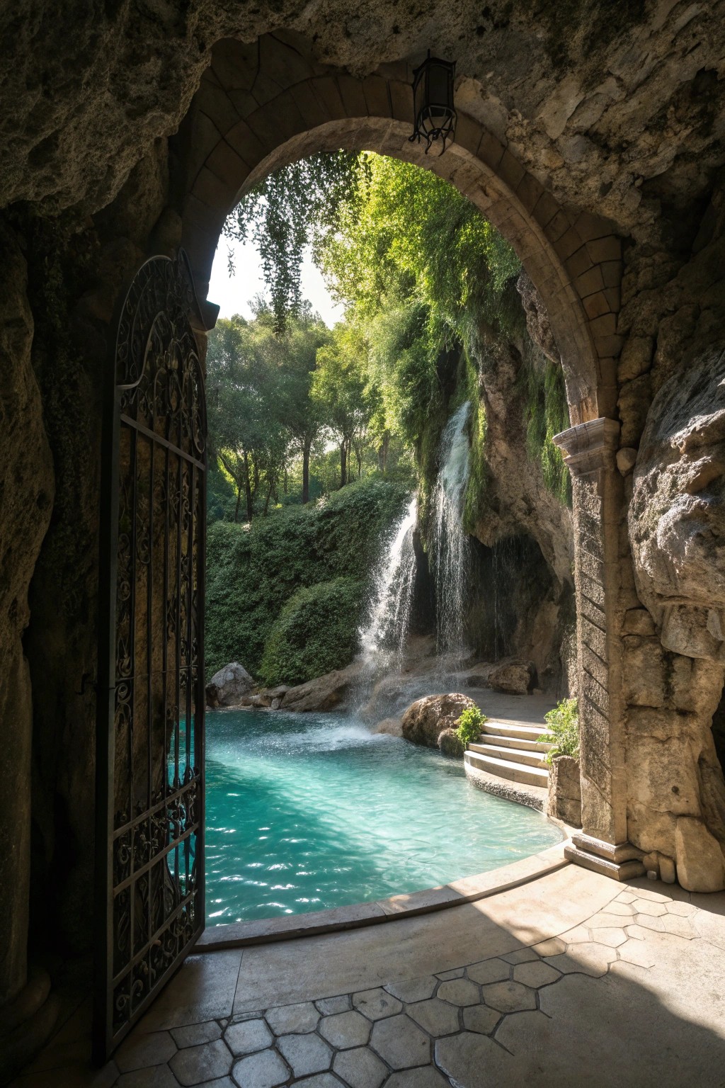 Discover the magic of a hidden pool grotto—nature’s secret hideaway.