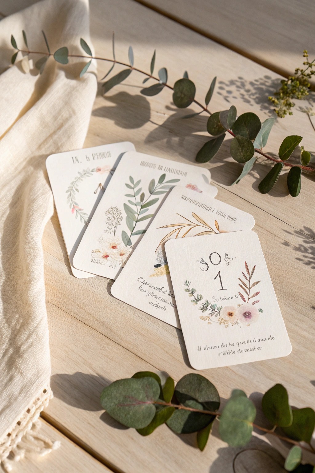 Handcrafted milestone cards—a timeless keepsake for every precious first.
