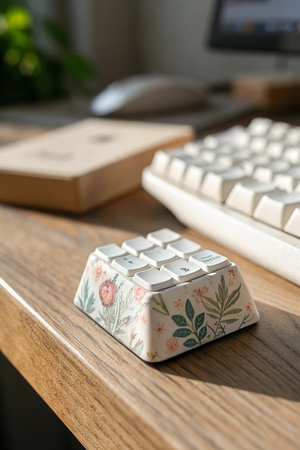 Elevate your workspace with a handcrafted artisan keycap—where simplicity meets artistry.