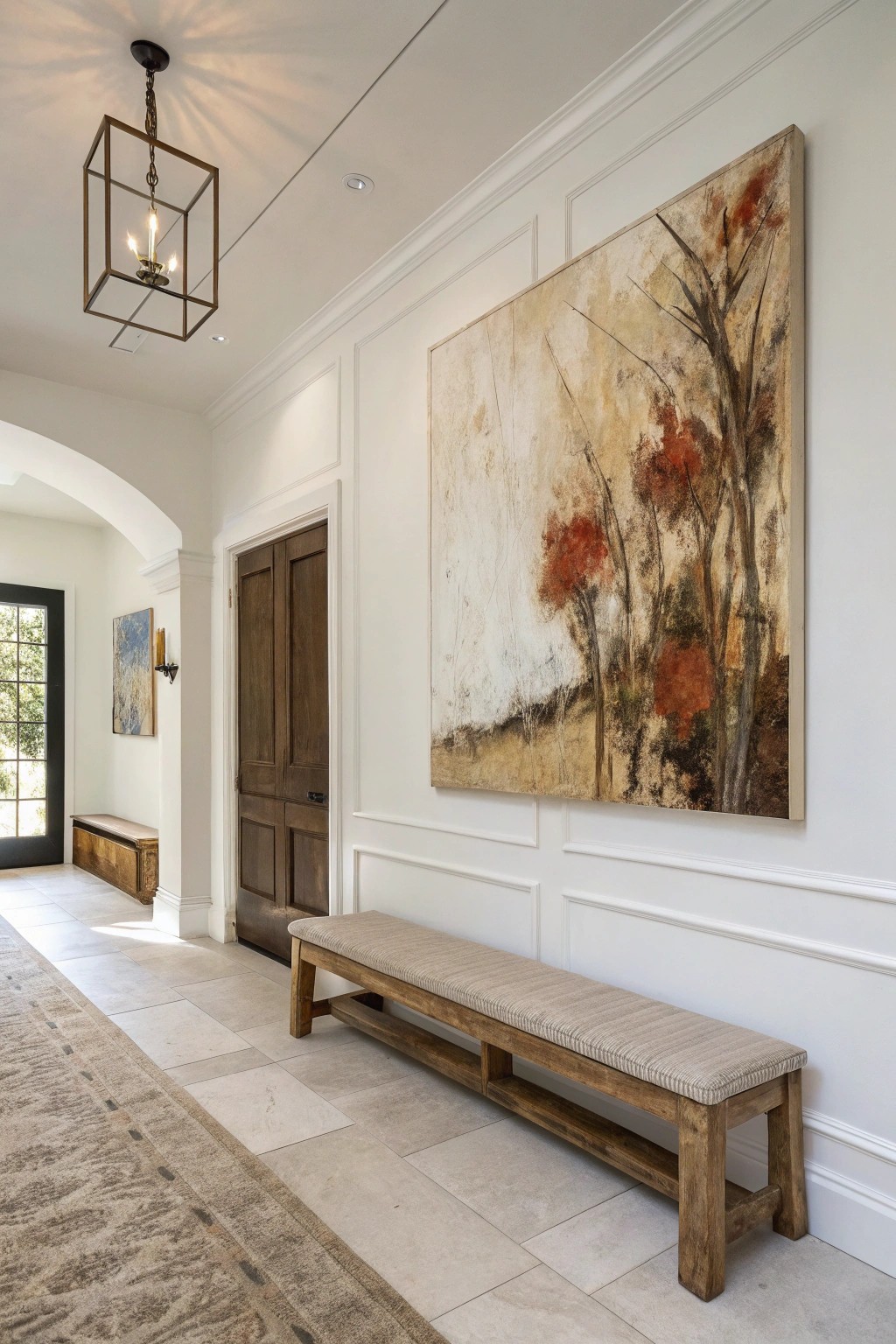 Make a statement in your foyer with one breathtaking oversized artwork.