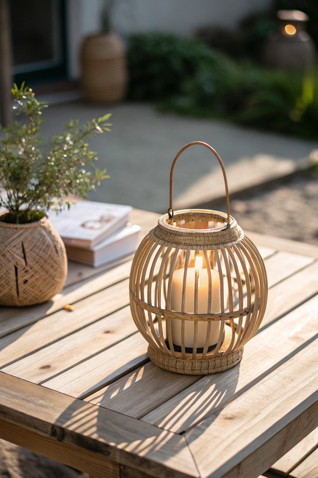 Swap in a beautiful lantern for effortless seasonal charm on a budget.