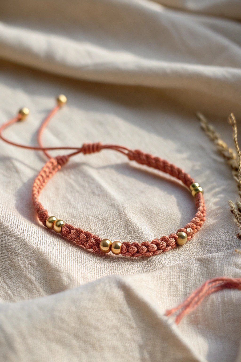 Step into summer with a handcrafted friendship anklet—simple, natural, and beautifully bold.