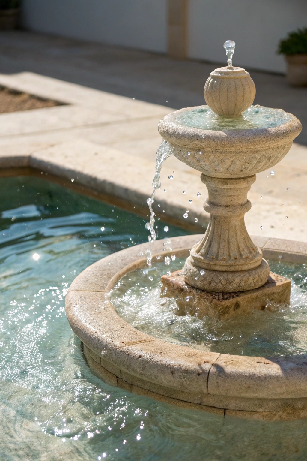 Elevate your pool with the simple joy of a beautifully crafted bubbler.