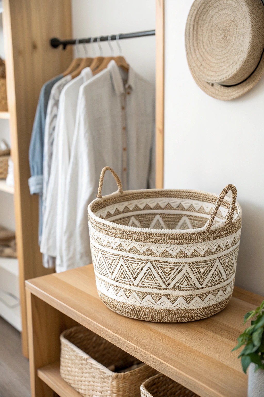Elevate your closet with handcrafted storage baskets—where function meets natural beauty.