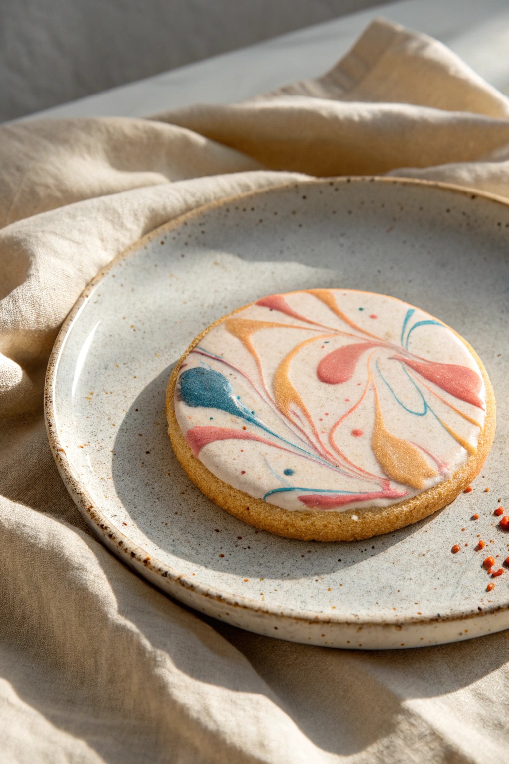 Turn your cookies into mini abstract masterpieces—art you can eat!