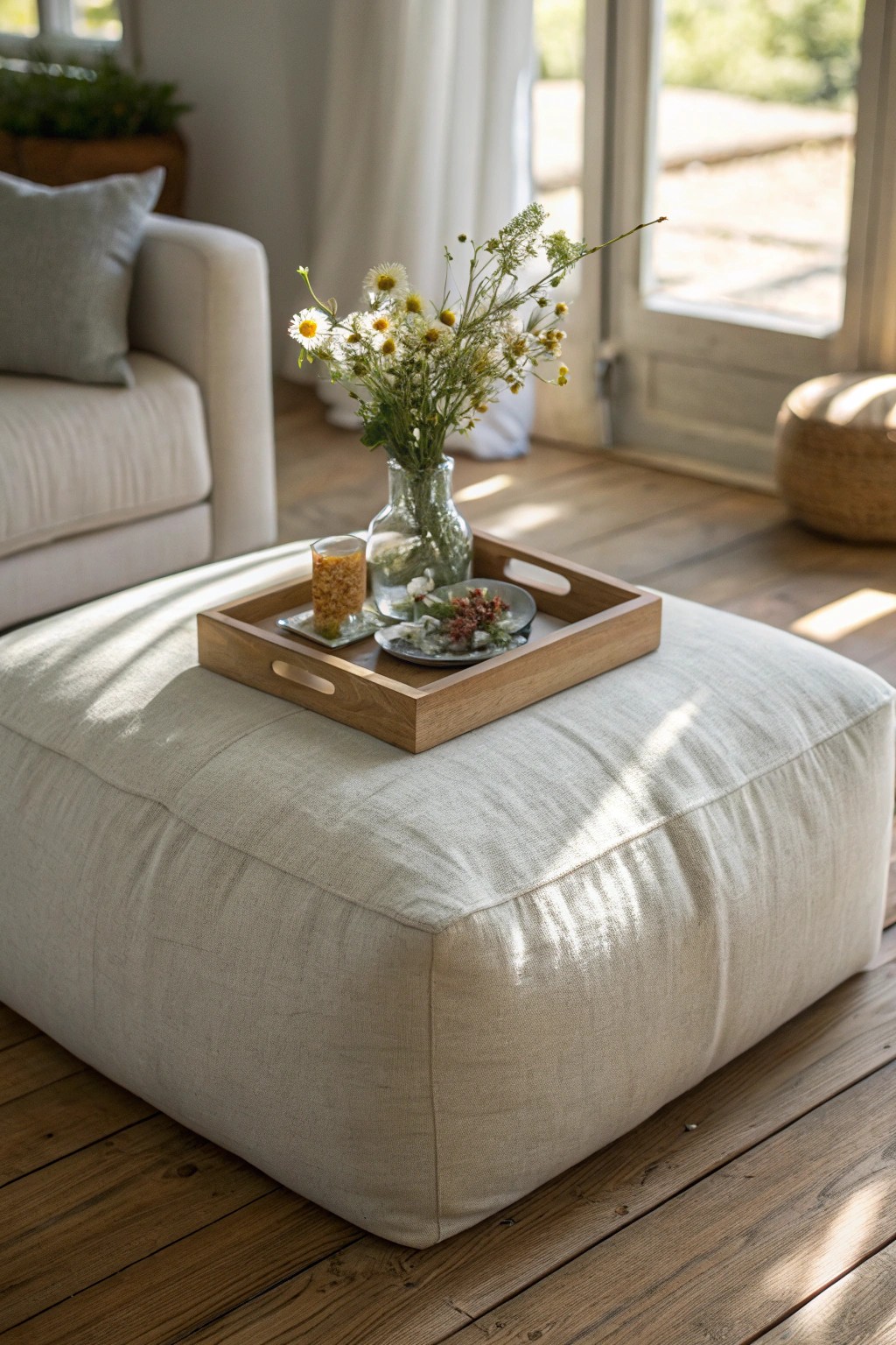 A beautifully versatile ottoman—perfect for relaxation, play, and everyday living.