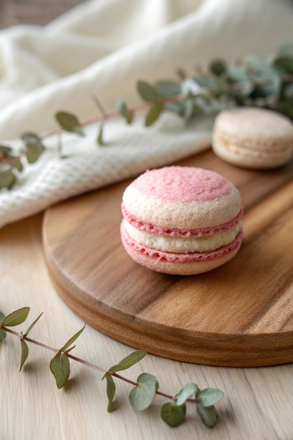 Sweeten your space with a handmade felted macaron magnet—stylish, simple, and irresistibly cute.