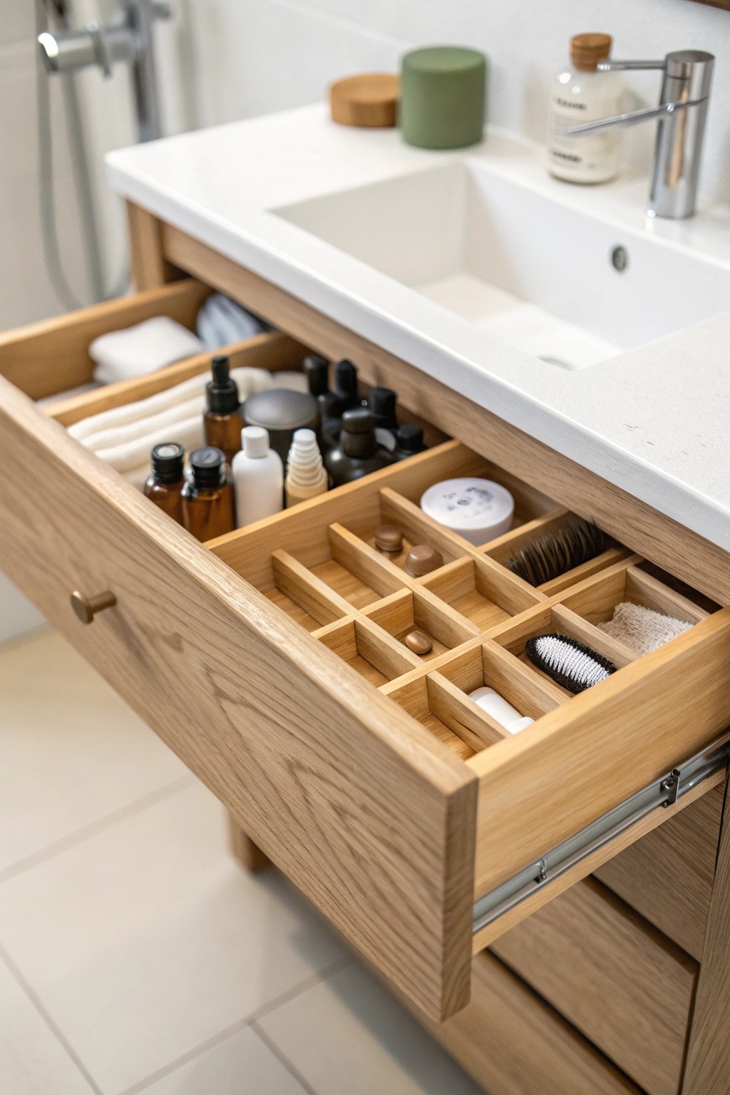 Transform your morning routine with beautifully crafted drawer dividers—simple, natural, and oh-so-organized.