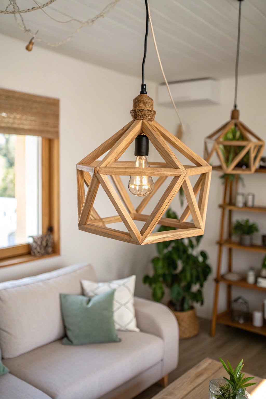 Elevate your small space with a sculptural statement pendant.