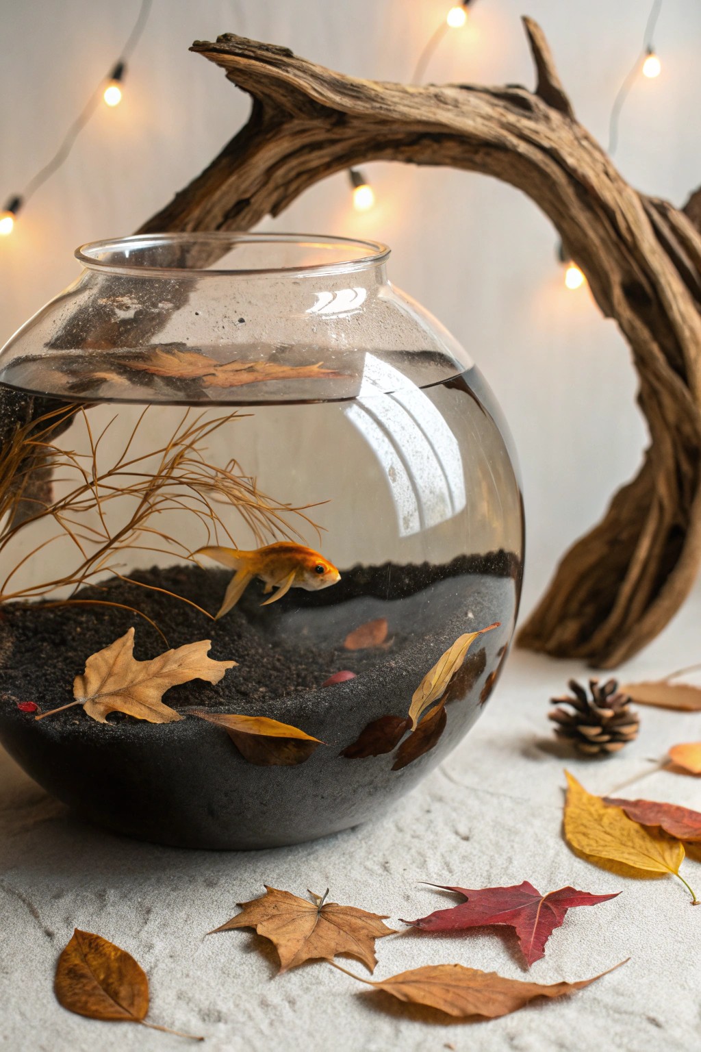 Embrace the hypnotic glow of a dramatic blackwater biotope—where nature's mystery meets artisanal design.