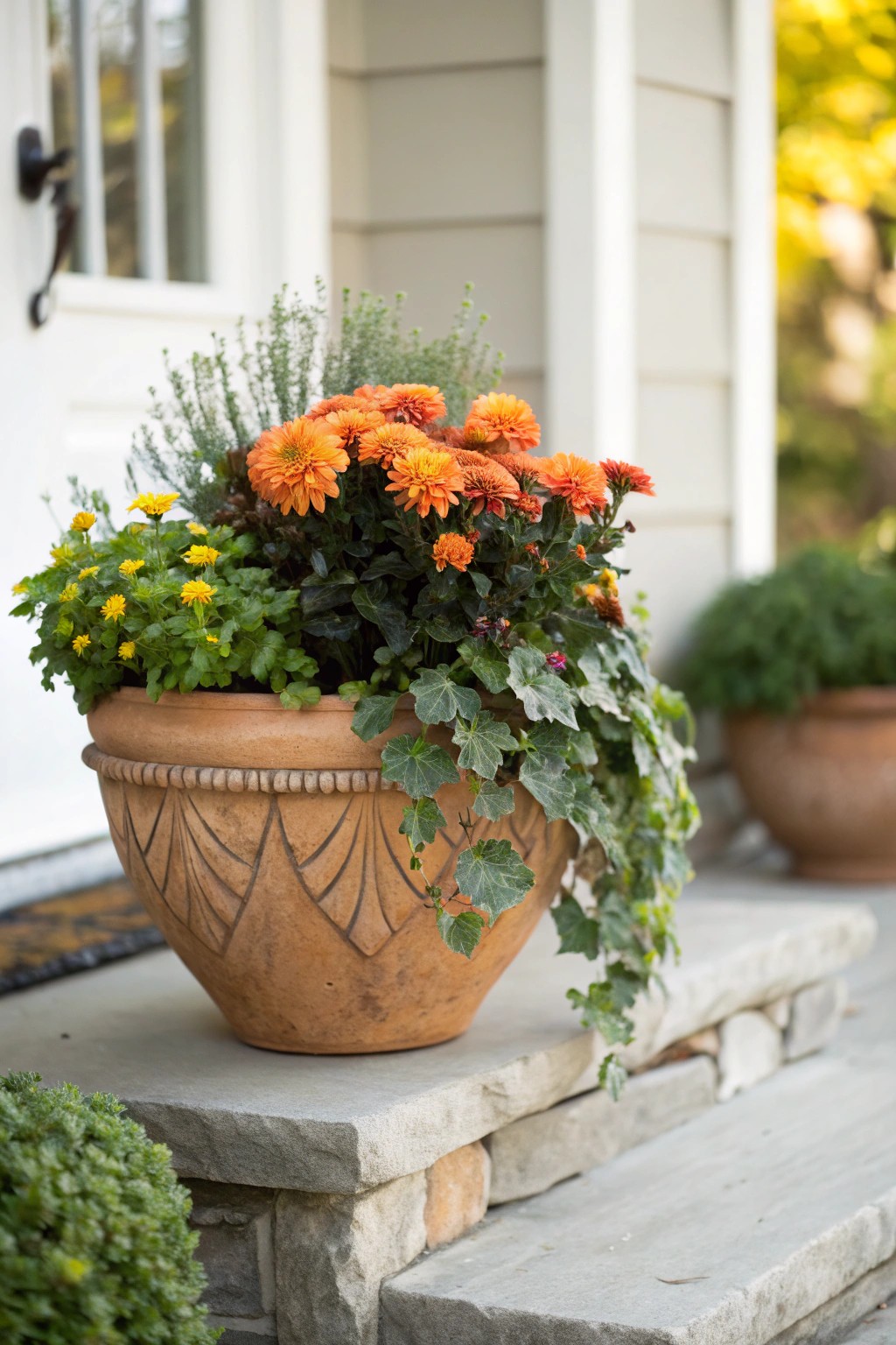 Elevate your entryway with a handcrafted planter—seasonal swaps, timeless charm.