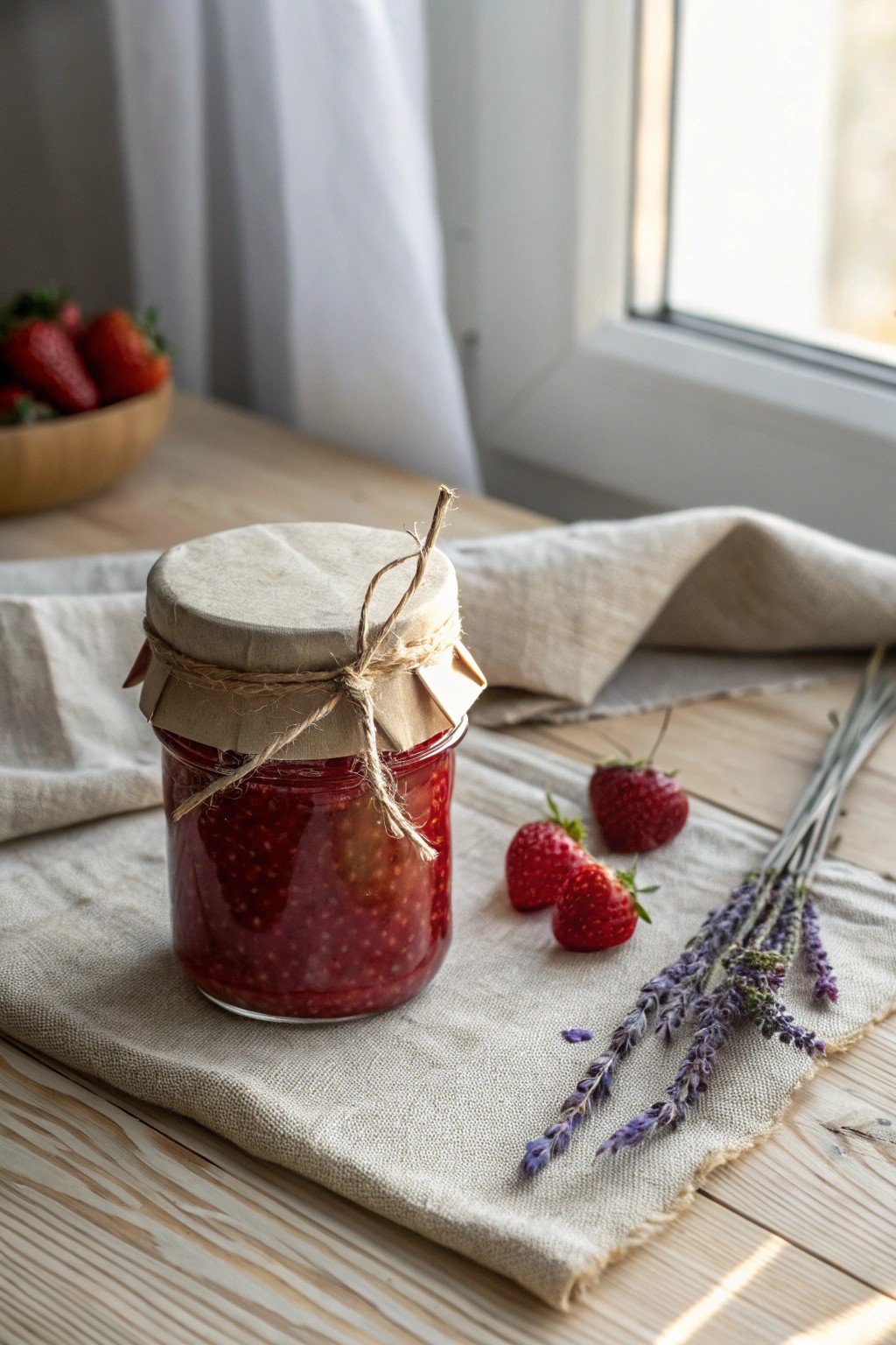 Handcrafted summer jam – a sweet, simple gift from the heart.