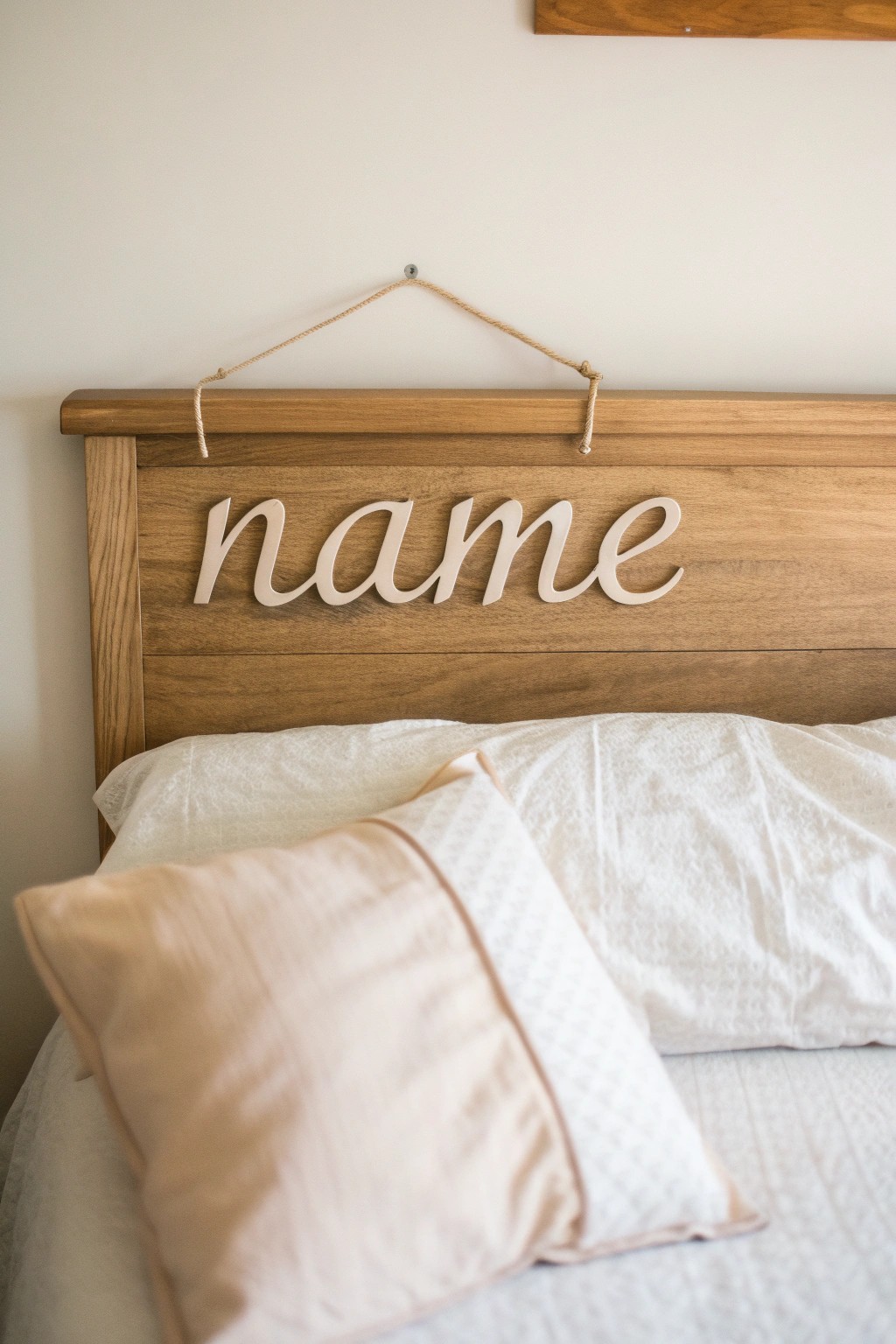 Elevate your space with a personalized, handcrafted name sign—modern, simple, and uniquely yours.