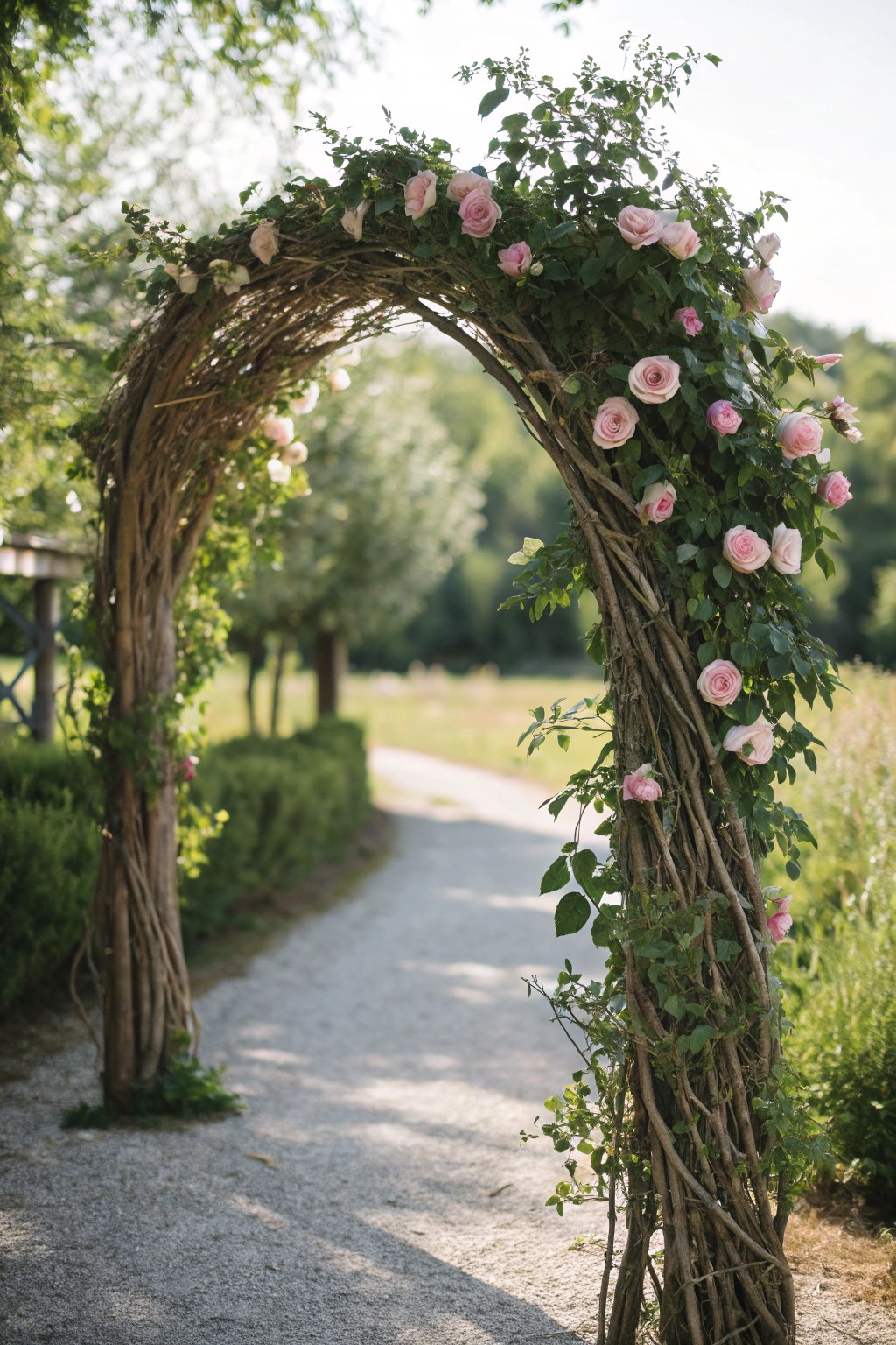 Step through a willow archway and into your own secret garden.