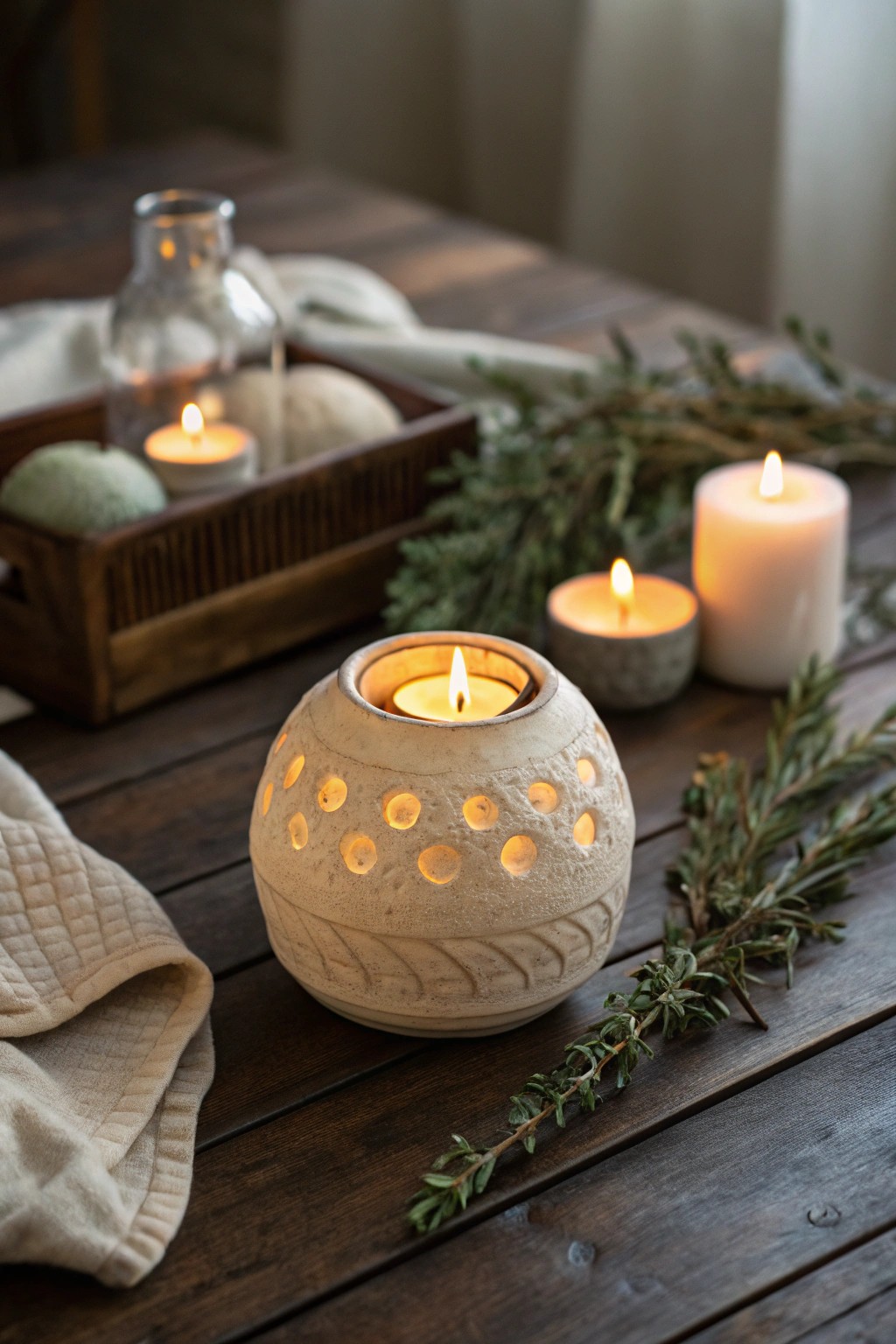 Unplug and reconnect—let a single lantern set the mood for a serene, electricity-free night in.