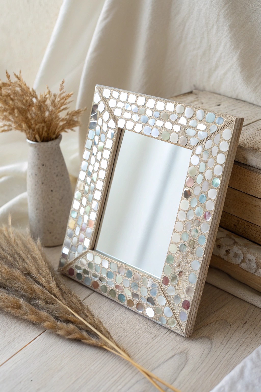 Sparkle up your space with a DIY disco ball frame—where minimalism meets glam!
