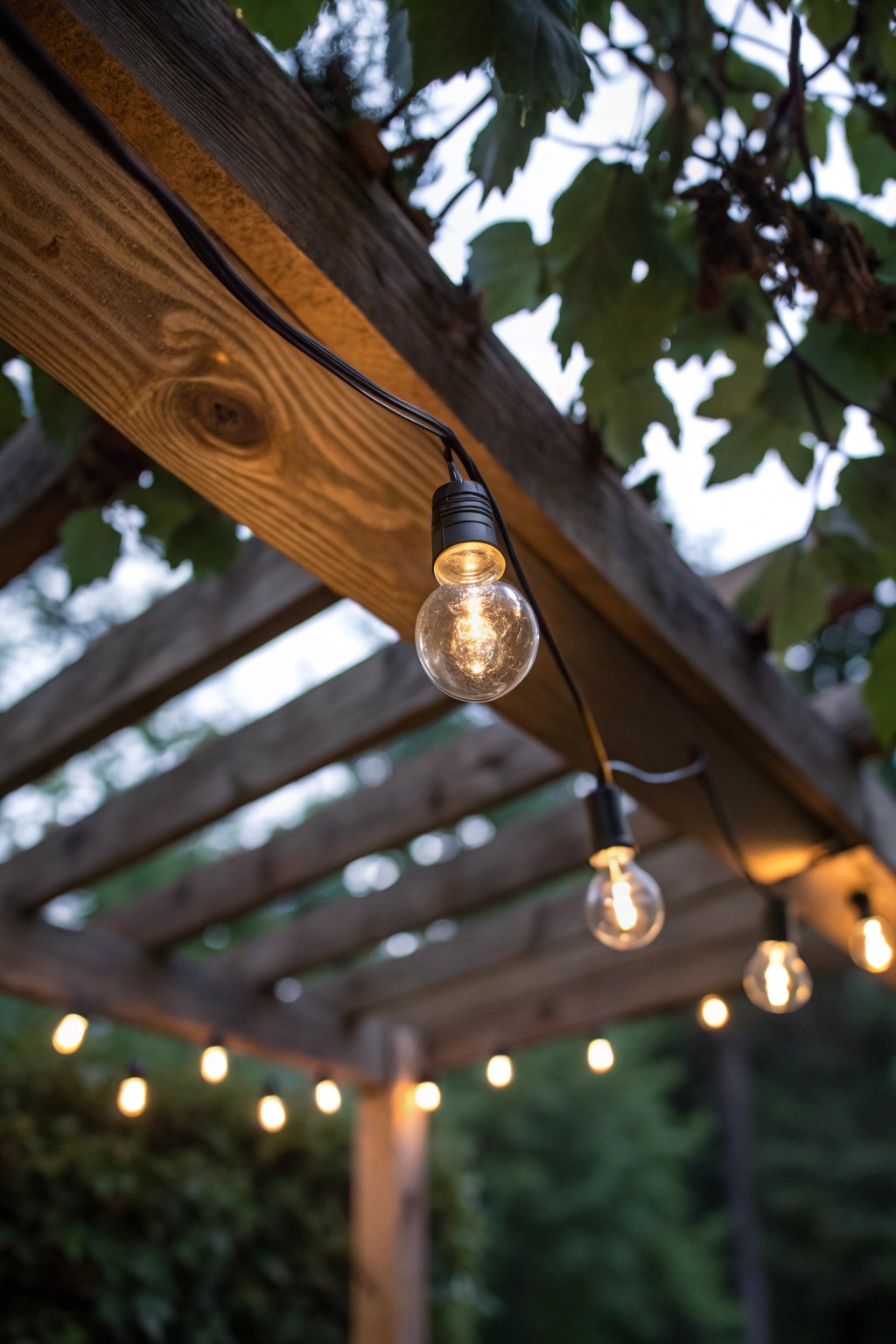 Simple string lights, endless backyard magic ✨