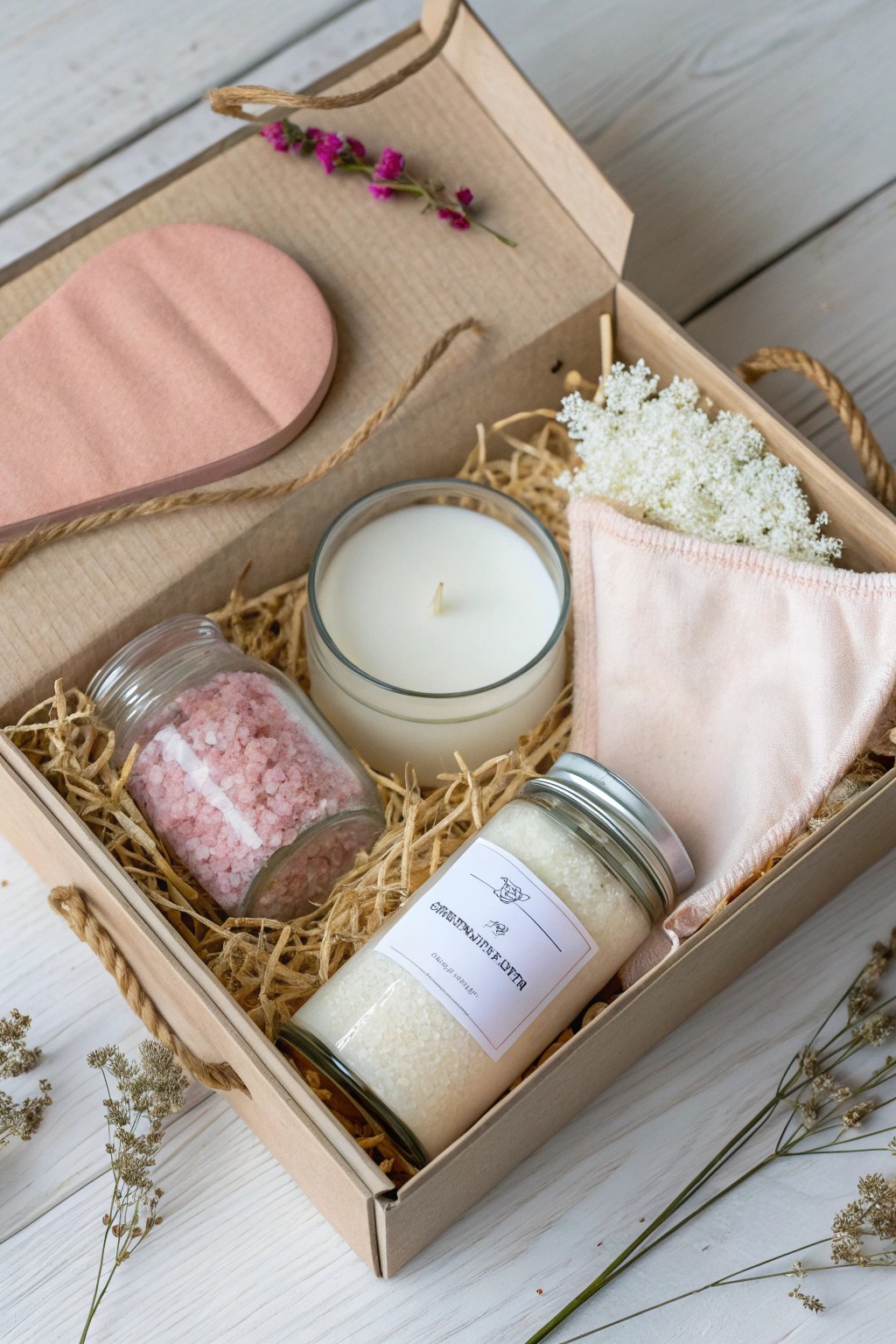 A dreamy DIY spa night gift box—crafted for comfort and pure relaxation.