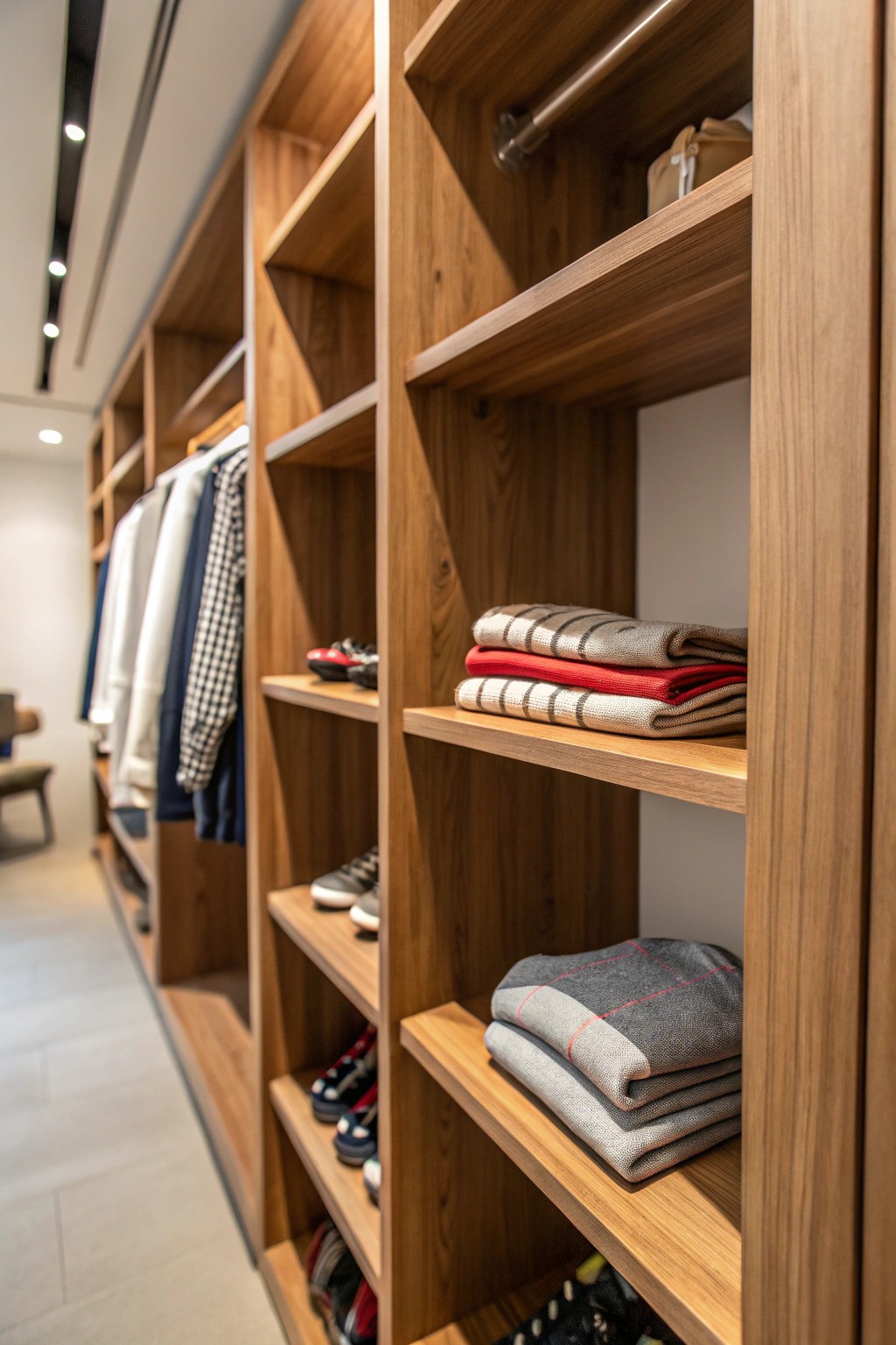 Effortlessly organized: Customizable shelves for every closet need.