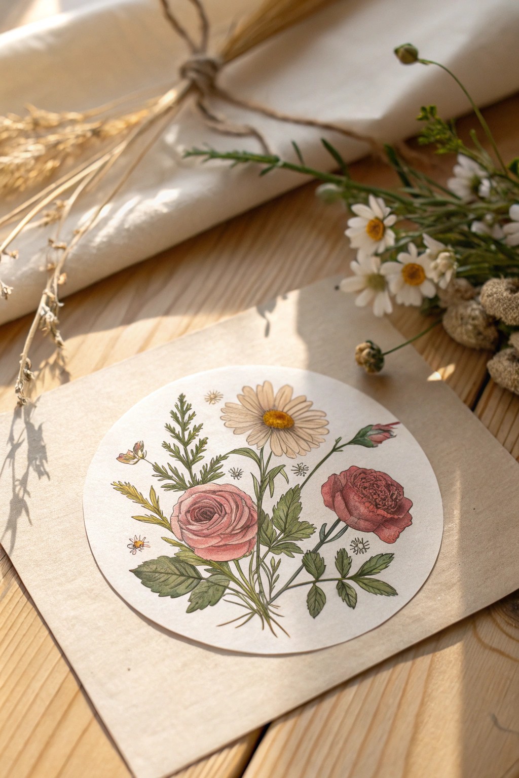 Bring a touch of cottagecore magic to your day with handcrafted floral stickers.