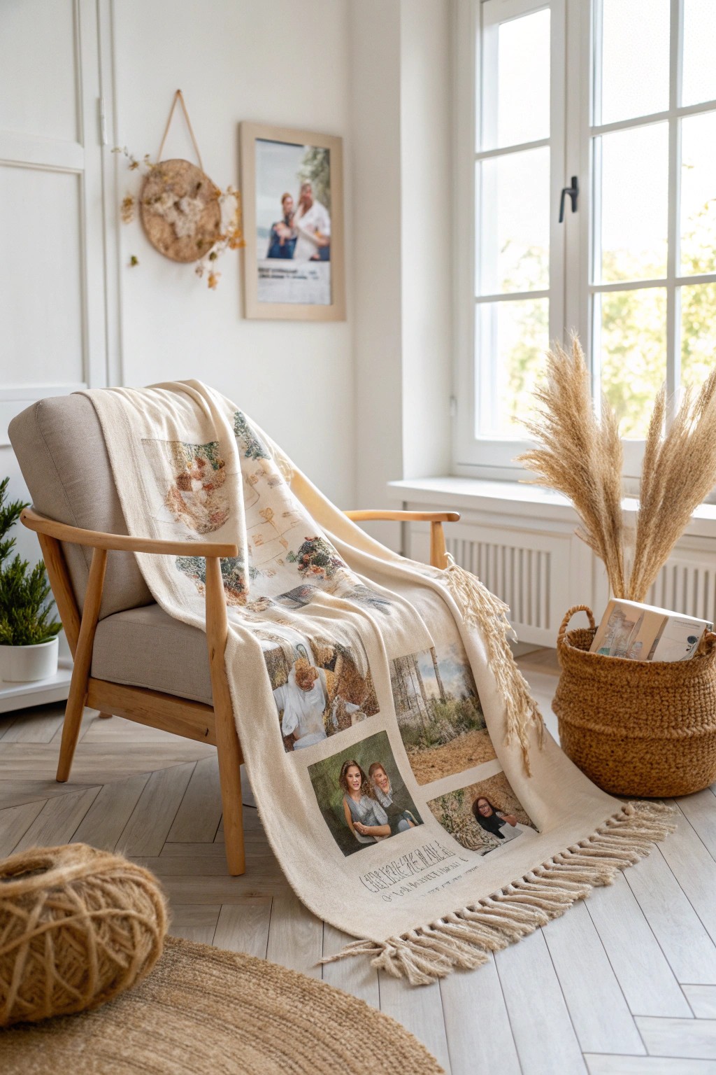 Wrap yourself in memories: a custom photo blanket for cozy, heartfelt moments.