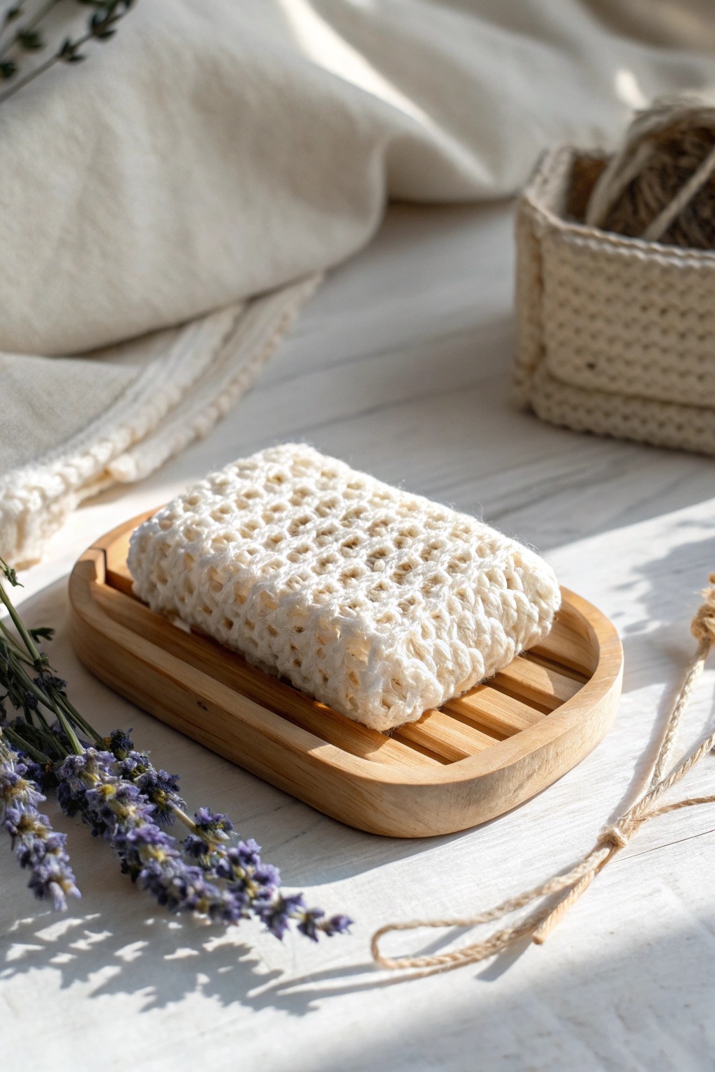 Elevate your bathroom with a handmade crochet soap saver—simple, natural, and beautifully crafted.