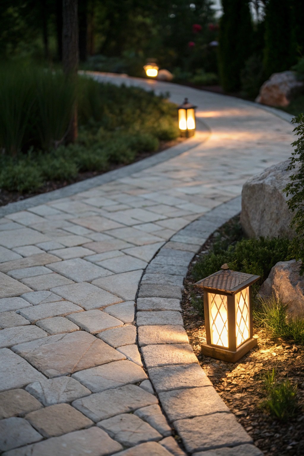 A single path light transforms your driveway into a welcoming, magical retreat.