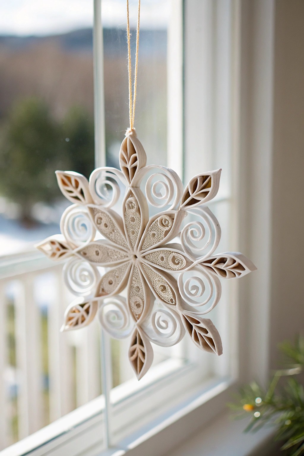 Embrace the season with handcrafted quilled snowflake garlands—simple, elegant, and uniquely yours.