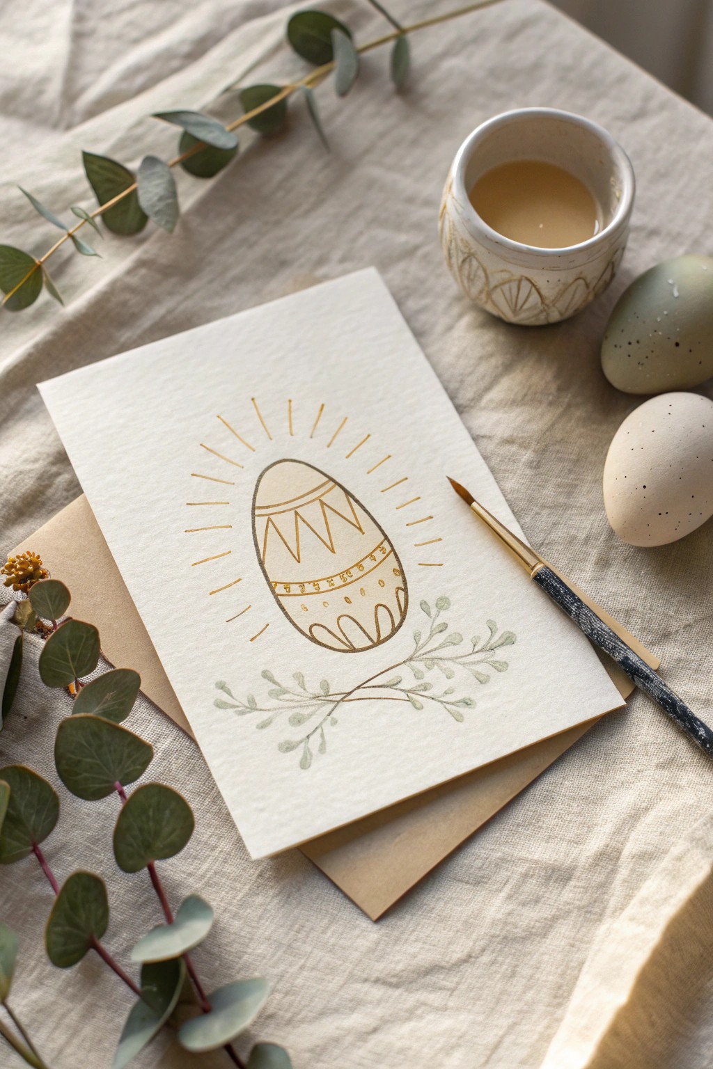 Handcrafted Easter magic: minimal, modern, and glowing with creativity.