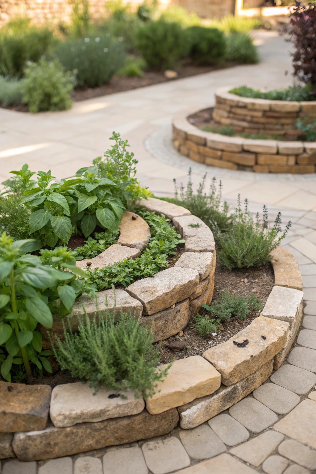 Create a stunning spiral herb garden for your patio—simple, budget-friendly, and bursting with fresh flavor!
