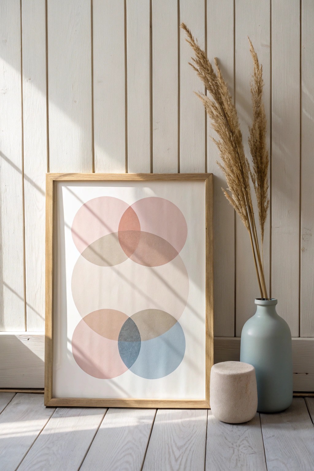 Airy elegance: Overlapping transparent layers bring modern depth and sophistication to your space.