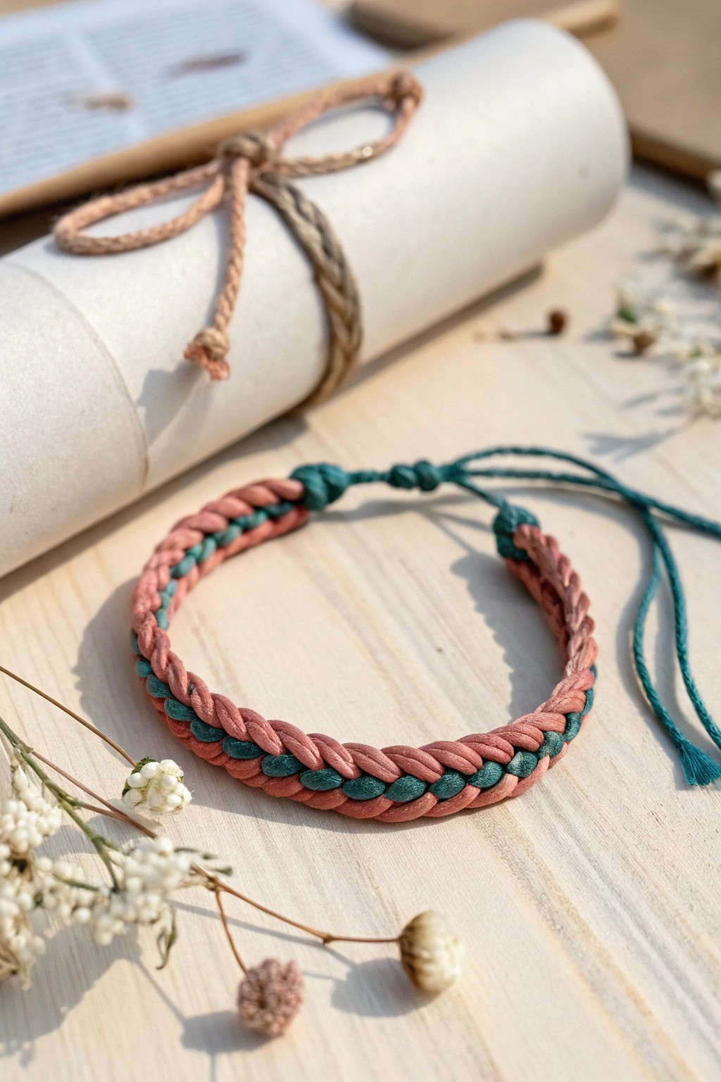 A friendship bracelet with a secret note—thoughtful details for heartfelt connections.