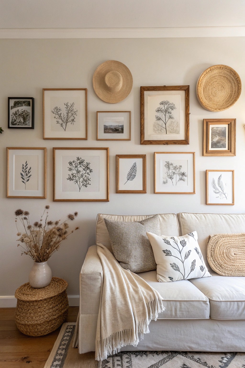 Elevate your living room with a stunning, personal gallery wall.